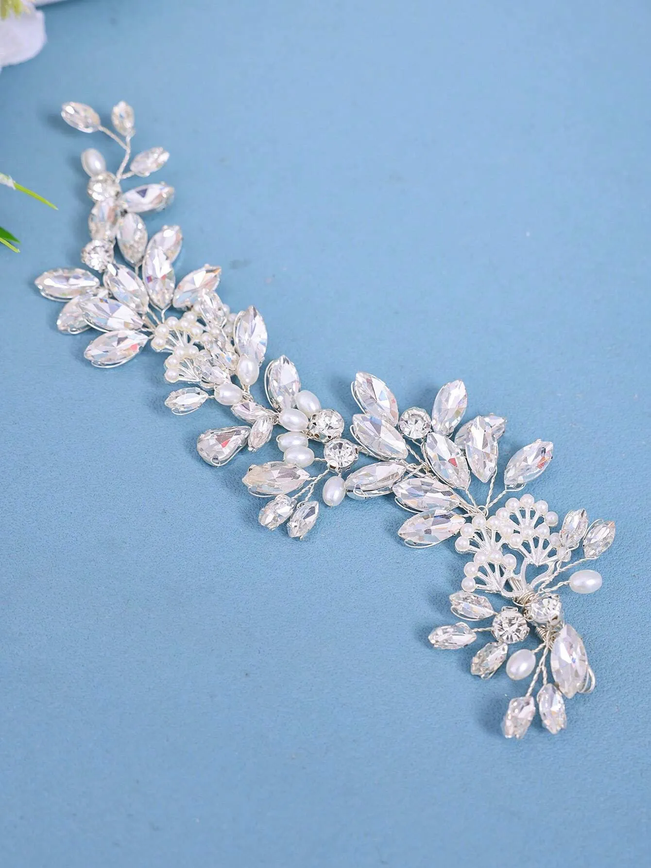 1pc Elegant Rhinestone Headband Hair Accessory For Women – Ideal For Wedding, Party, Or Dance Event