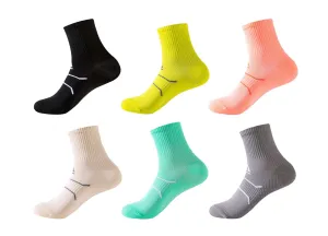 6-Pack Unisex Massage Arch Support Performance Recovery Compression Ankle Socks