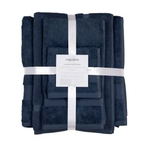 Algodon St Regis Collection 5 Piece Navy Towel Pack