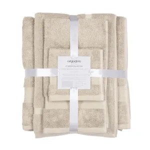 Algodon St Regis Collection 5 Piece Stone Towel Pack