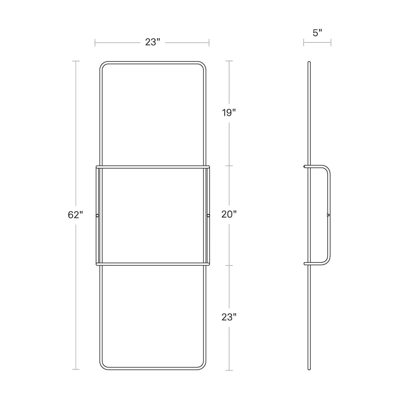 Aside Storage Ladder