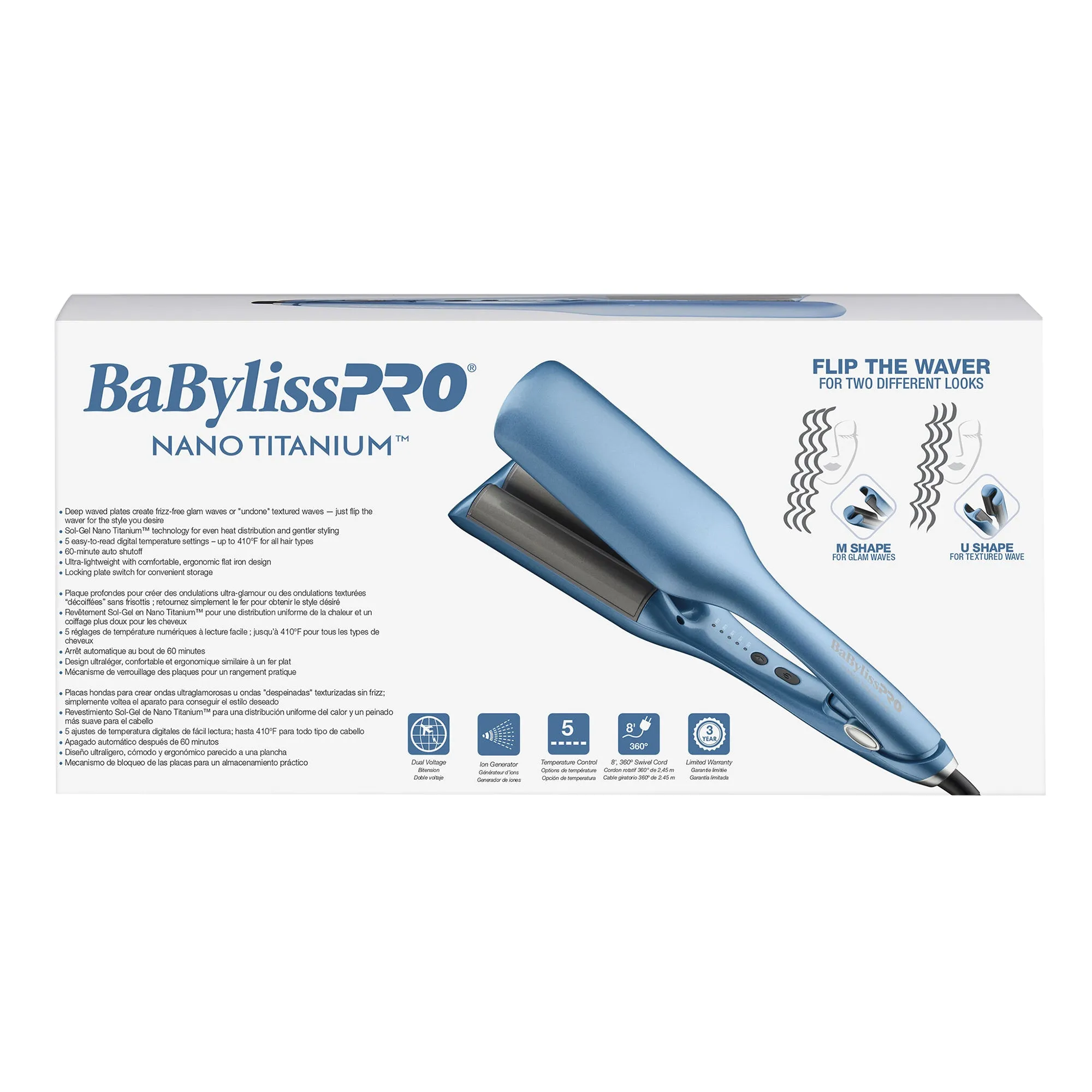 Babylisspro Nano Titanium Ionic Deep Waver - Item No. BNTDW01UC