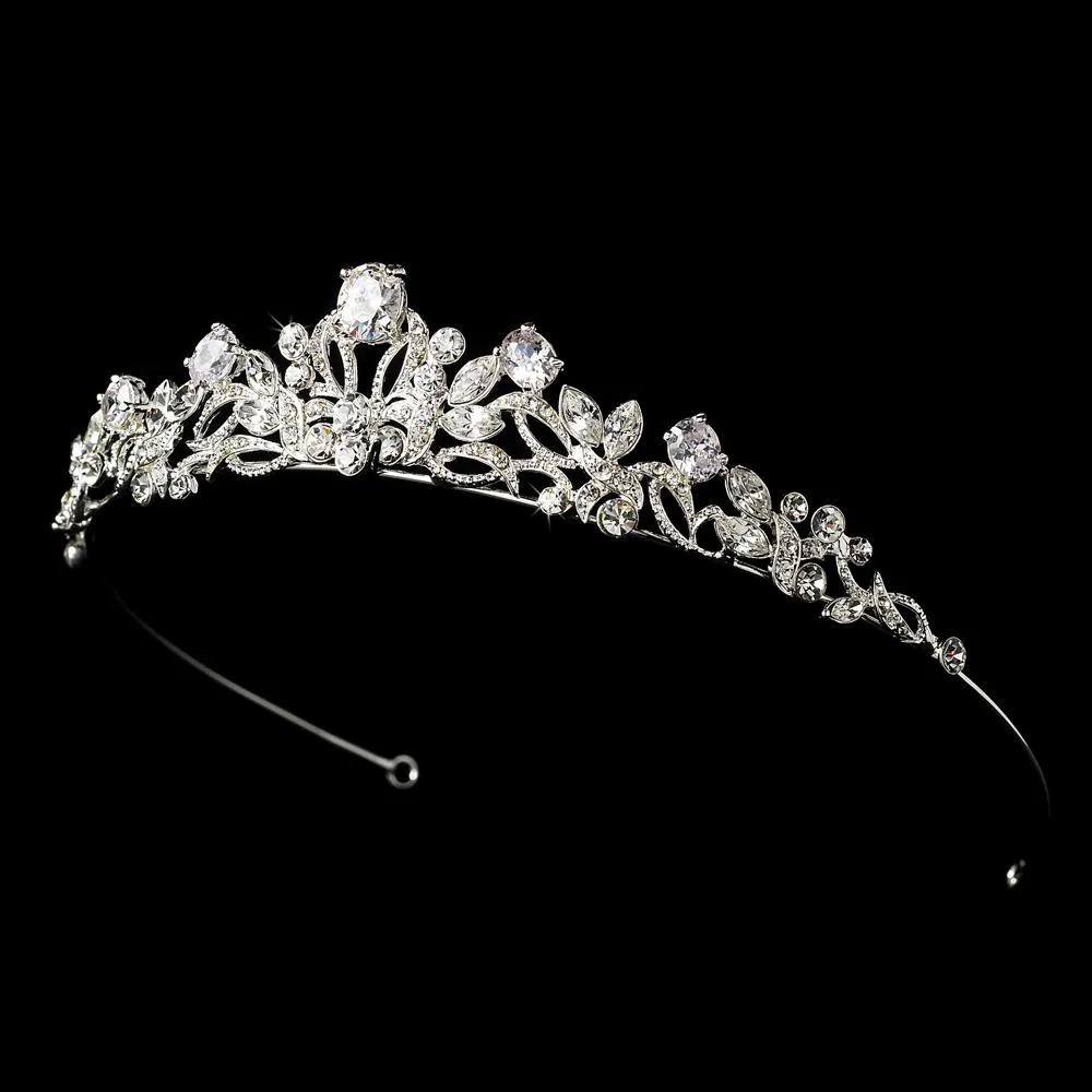 Beautiful Dainty Crystal Bridal Tiara