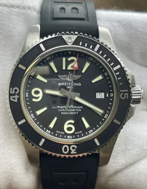 Breitling Superocean 42 A17366 Black Dial Automatic Men's Watch