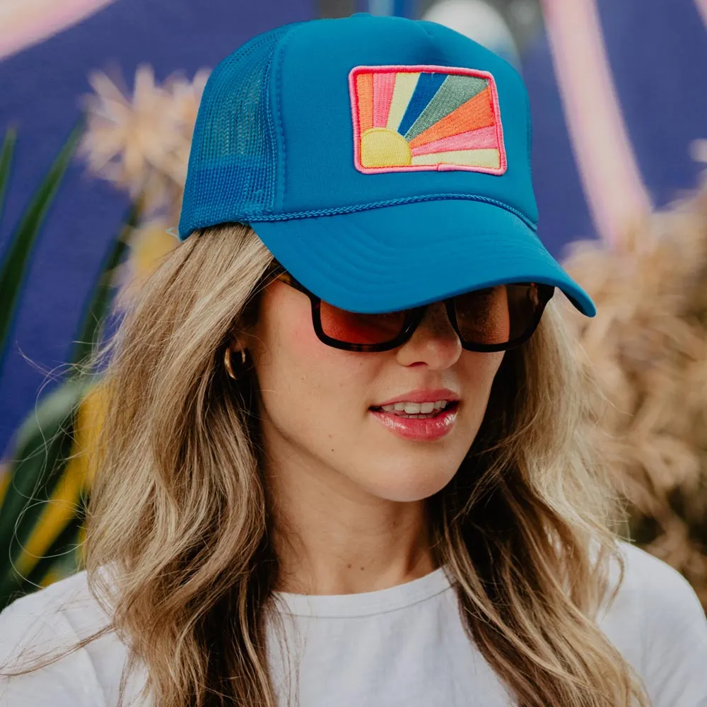 Bursting Sunshine Patch Foam Wholesale Trucker Hat