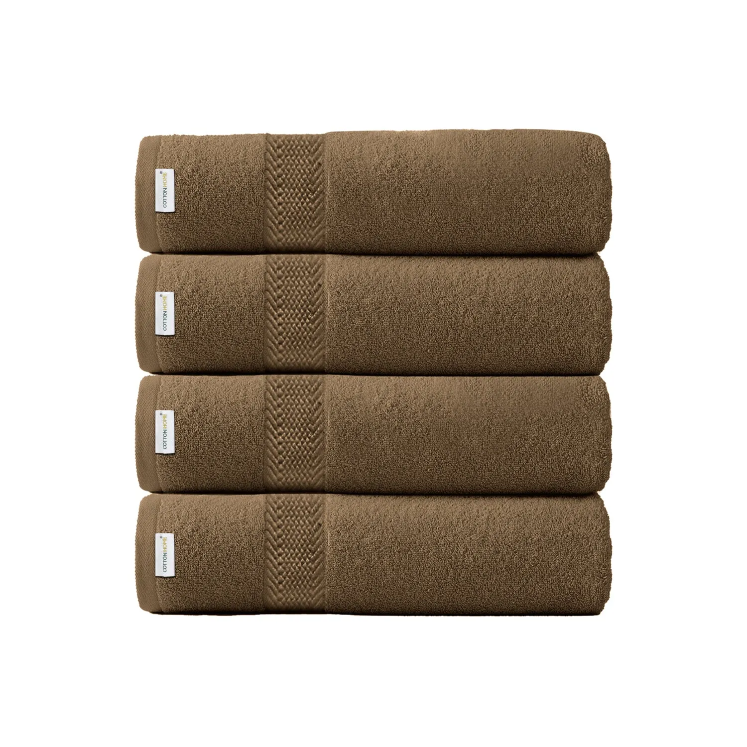 Cotton Bath Sheet 100x150 CM 4 Piece Set-Soft Feel, Quick Dry, Highly Absorbent Durable Towels