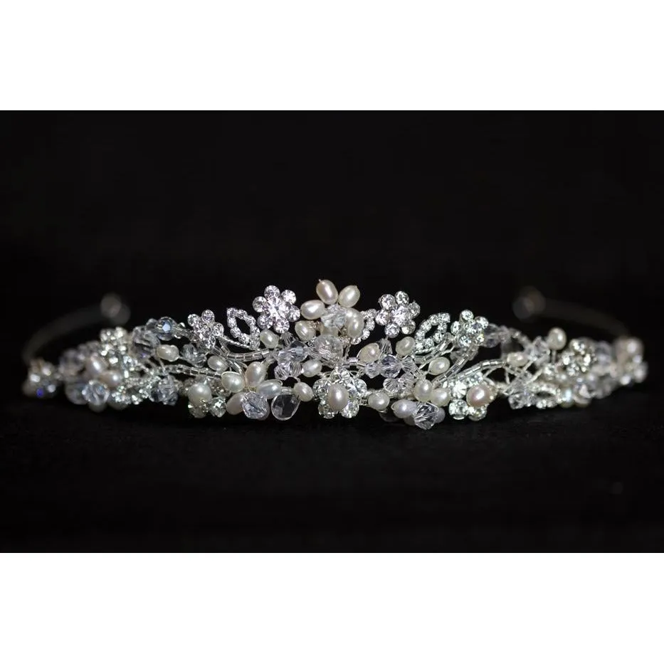 Crystal and Pearl Princess Tiara