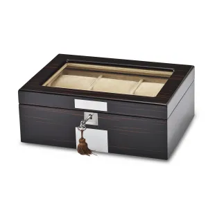 Ebony Veneer Watch & Jewelry Box Lift-out Tray