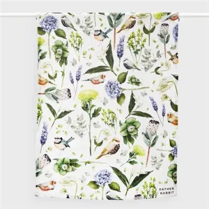 Father Rabbit Botanica Cream Tea Towel