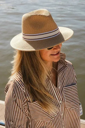 Freddie Hat | Sand Camel Stripe