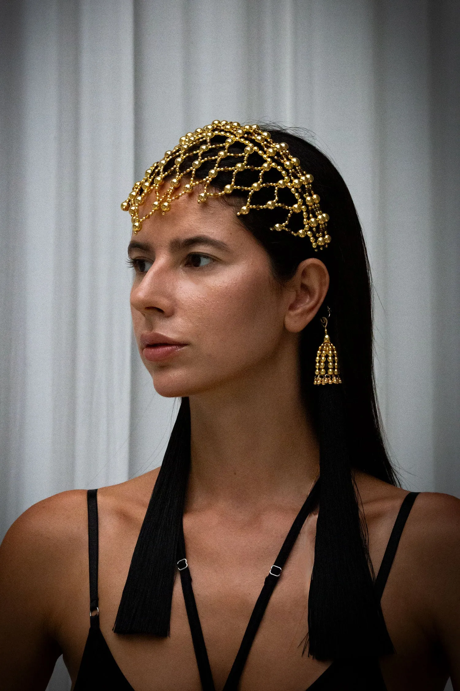 Freja Head Band in Gold