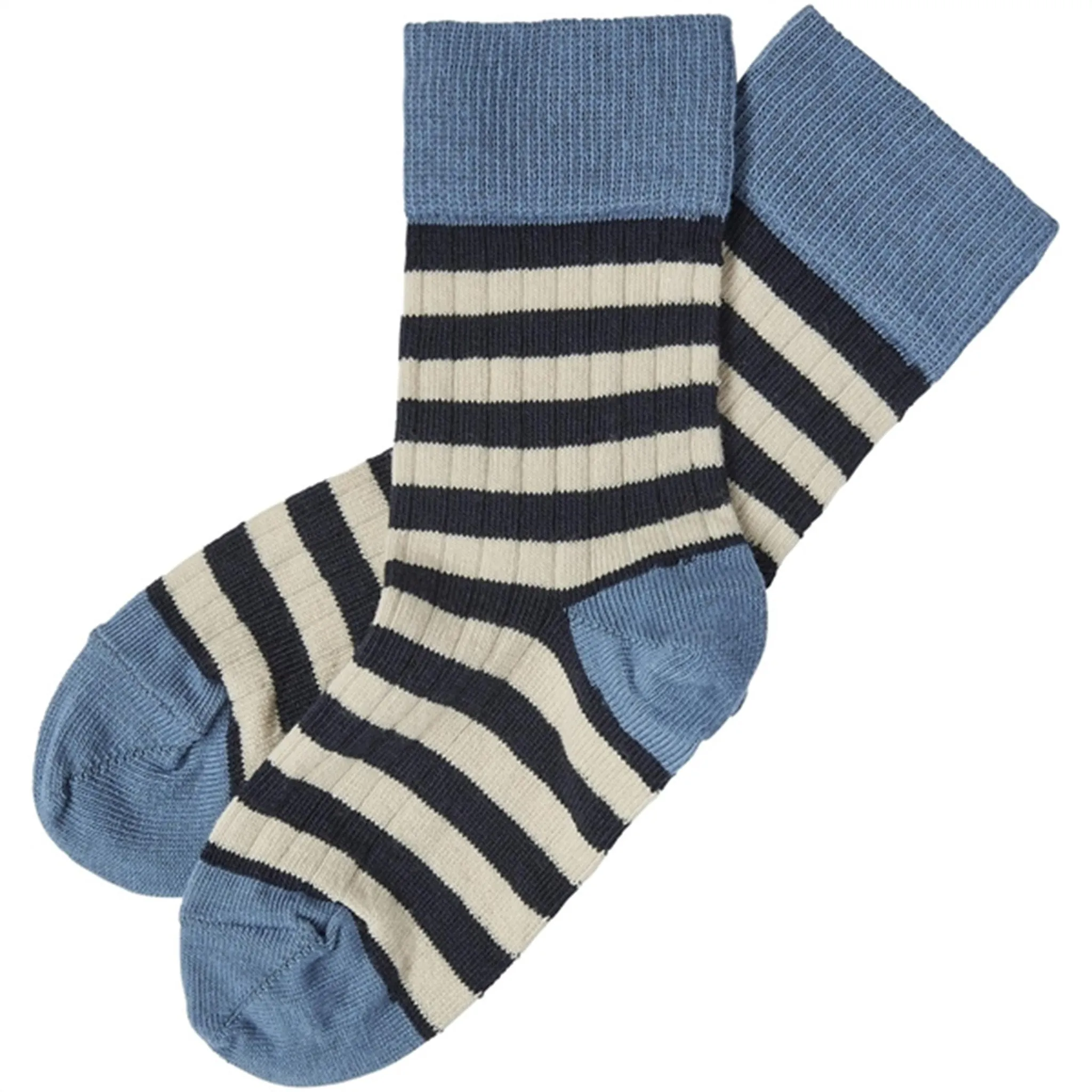 FUB Azure/Dark Navy 2-pack Classic Striped Socks