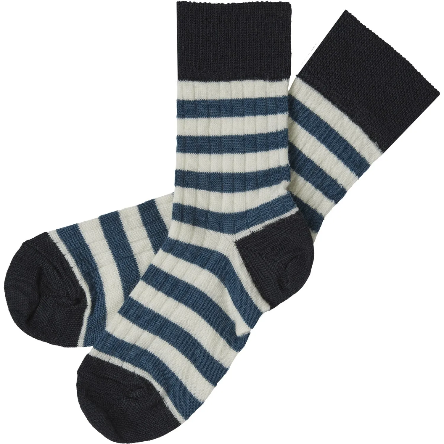 FUB Pond Blue/Dark Navy 2-pak Classic Stripe Socks