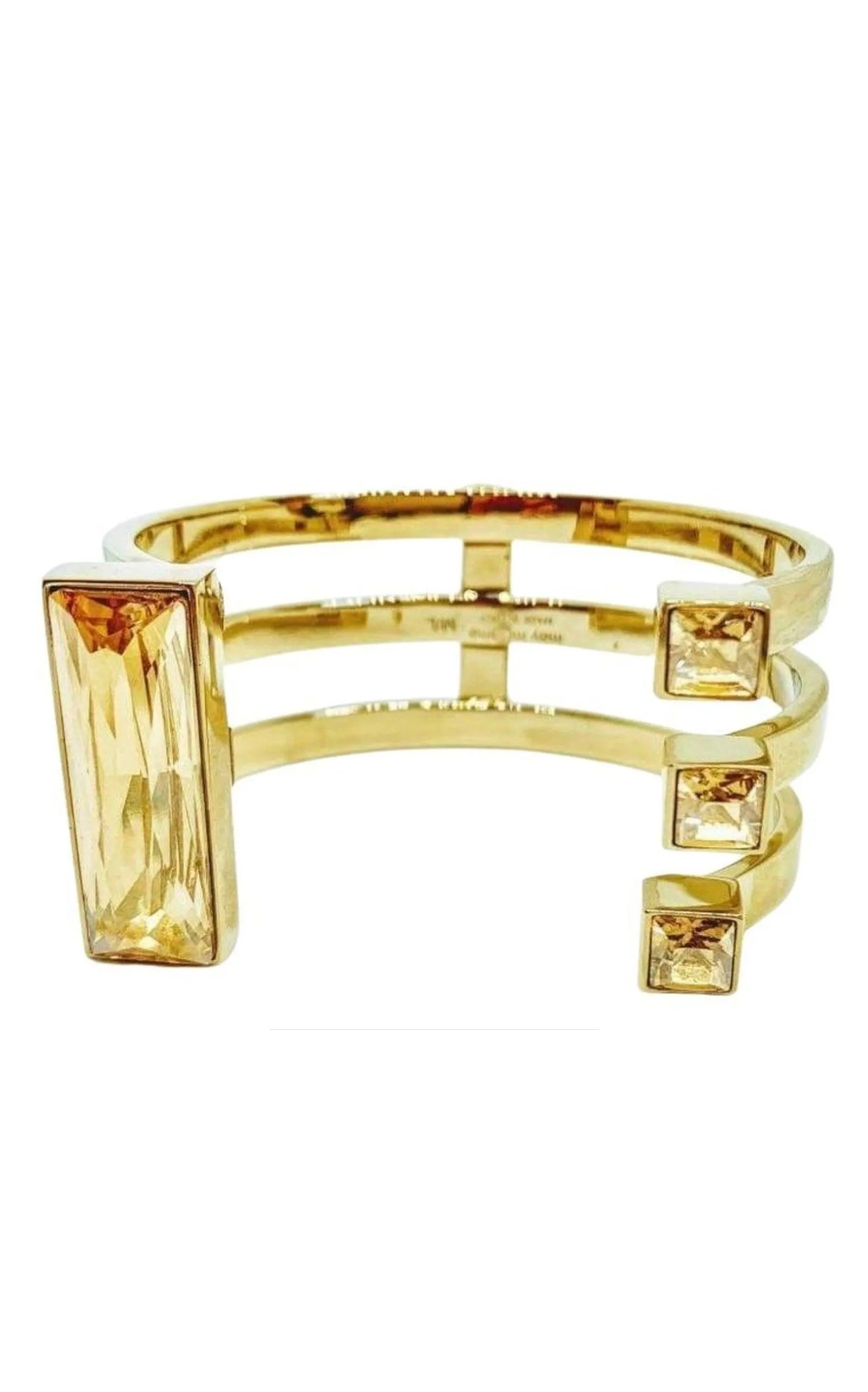 Gold Fay Crystal Baguette Bracelet