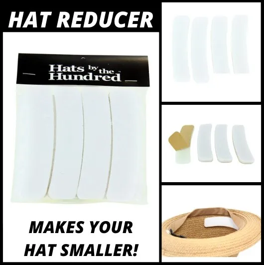 Hat Filler Inserts (4 Pcs) - Hat Reducer - White