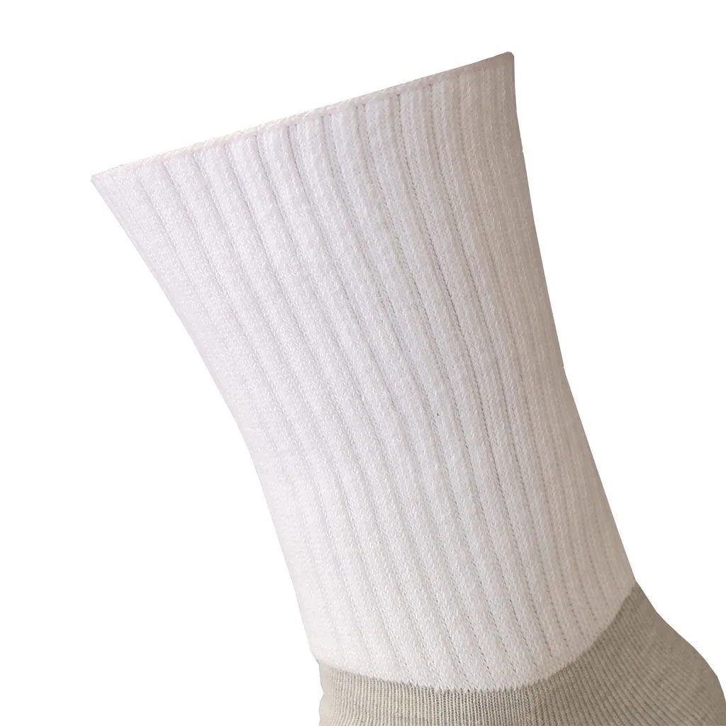 Infrared Dry Energy Socks Med Crew White