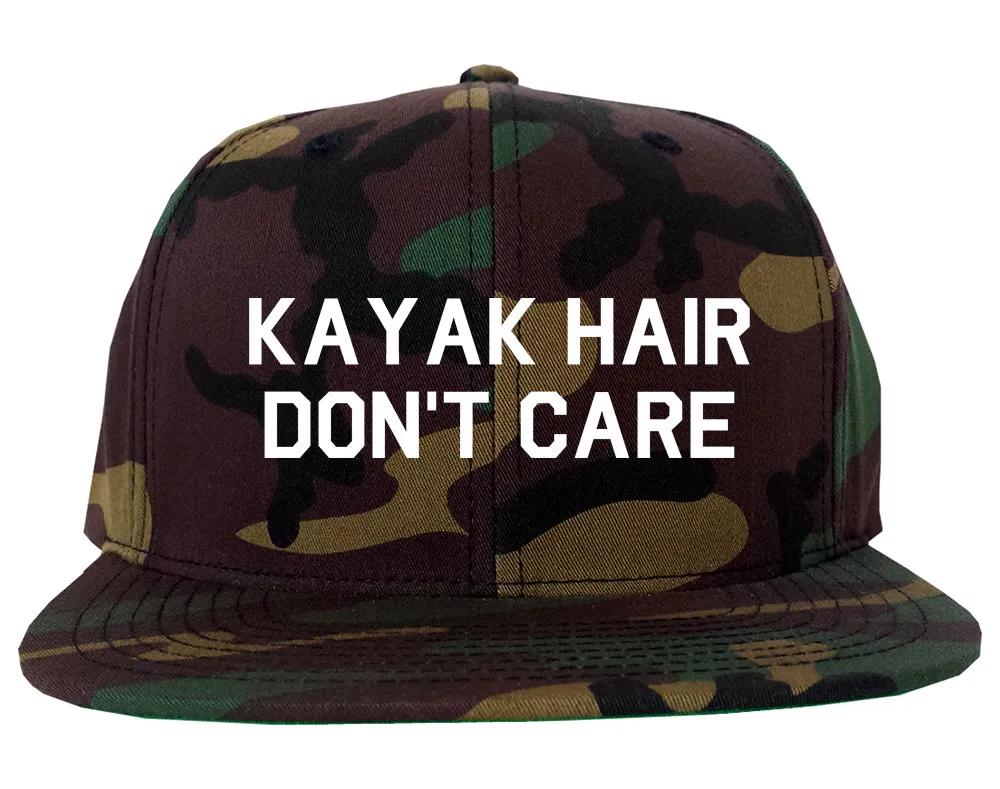 Kayak Hair Dont Care Mens Snapback Hat