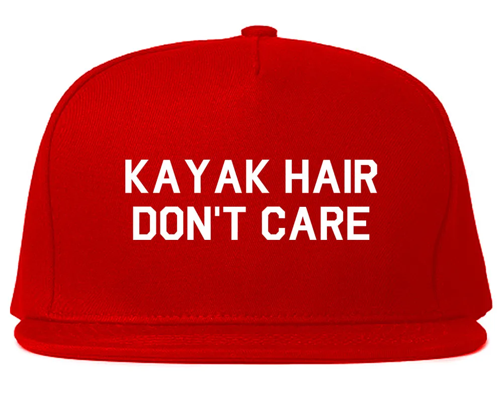 Kayak Hair Dont Care Mens Snapback Hat