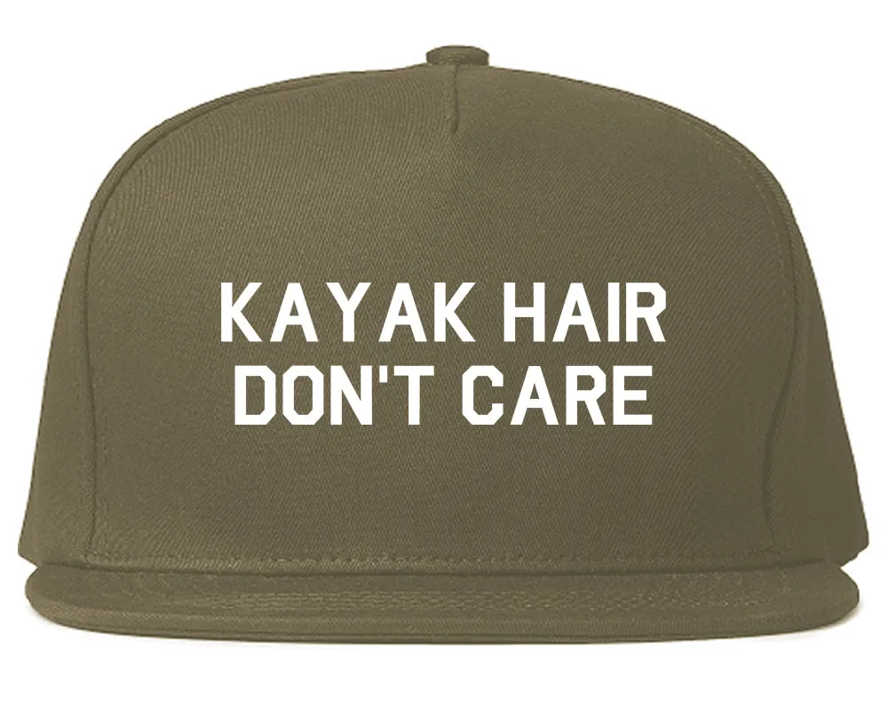 Kayak Hair Dont Care Mens Snapback Hat