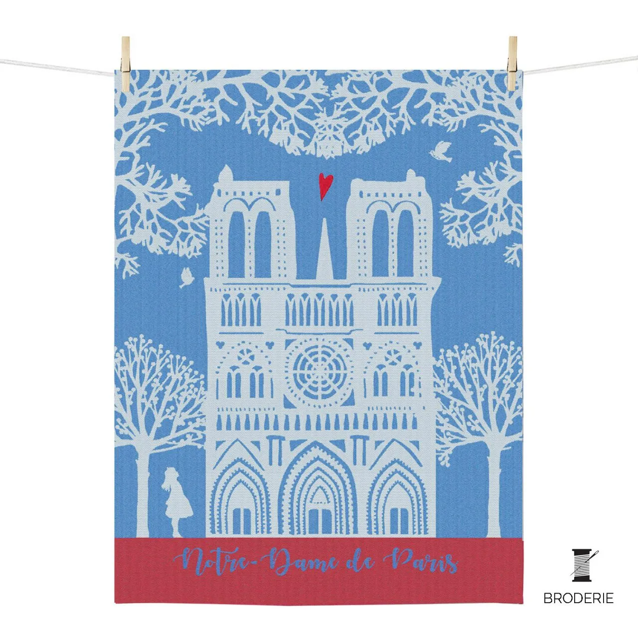 Kitchen Towel - Notre Dame