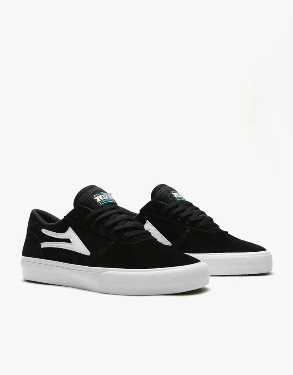 Lakai Manchester Skate Shoes - Black Suede