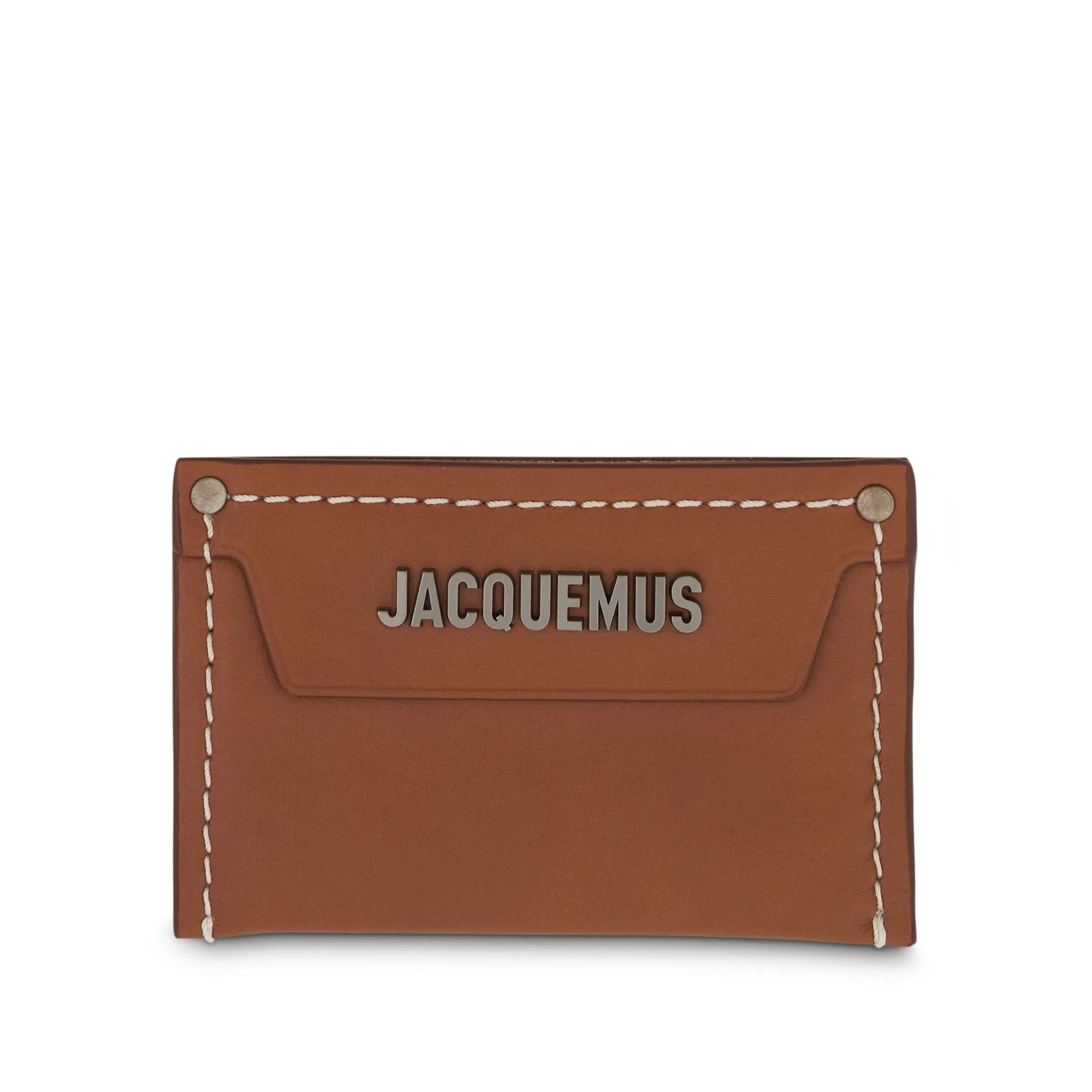 Le Porte Carte Meunier Leather Card Holder in Light Brown 2