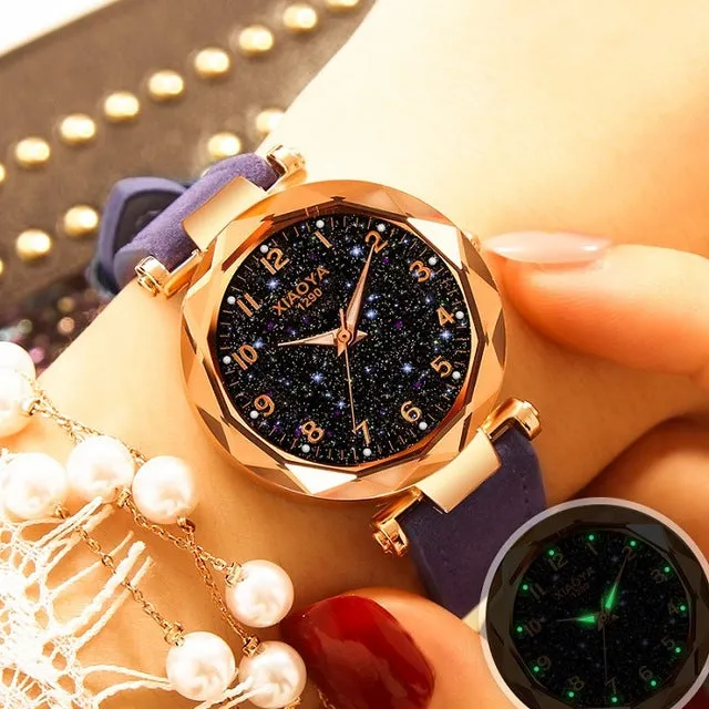 Leather Strap Luxury Women Watches