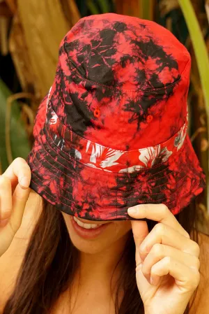 Luna Bucket Hat // Lava Tie Dye