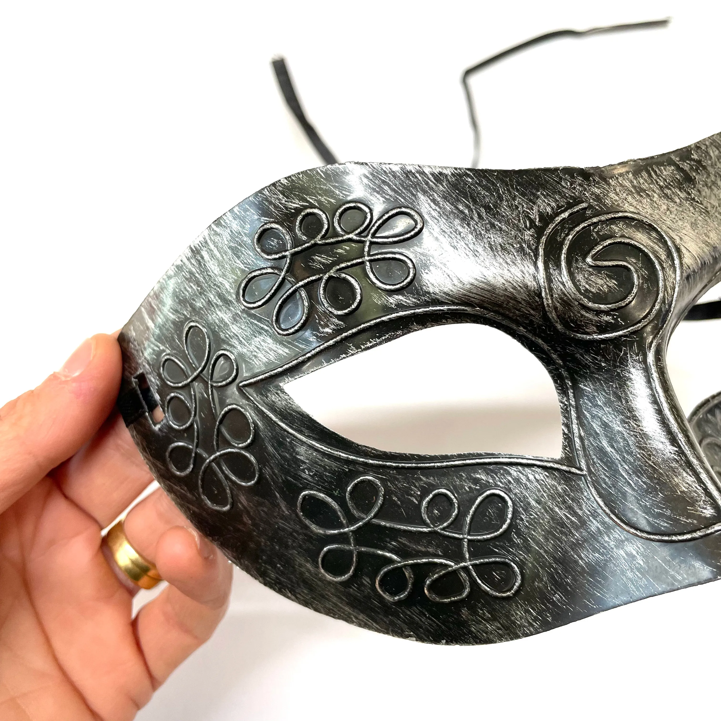 Man Sexy Elegant Masquerade Ball Party Mask - Silver ((Style 8))