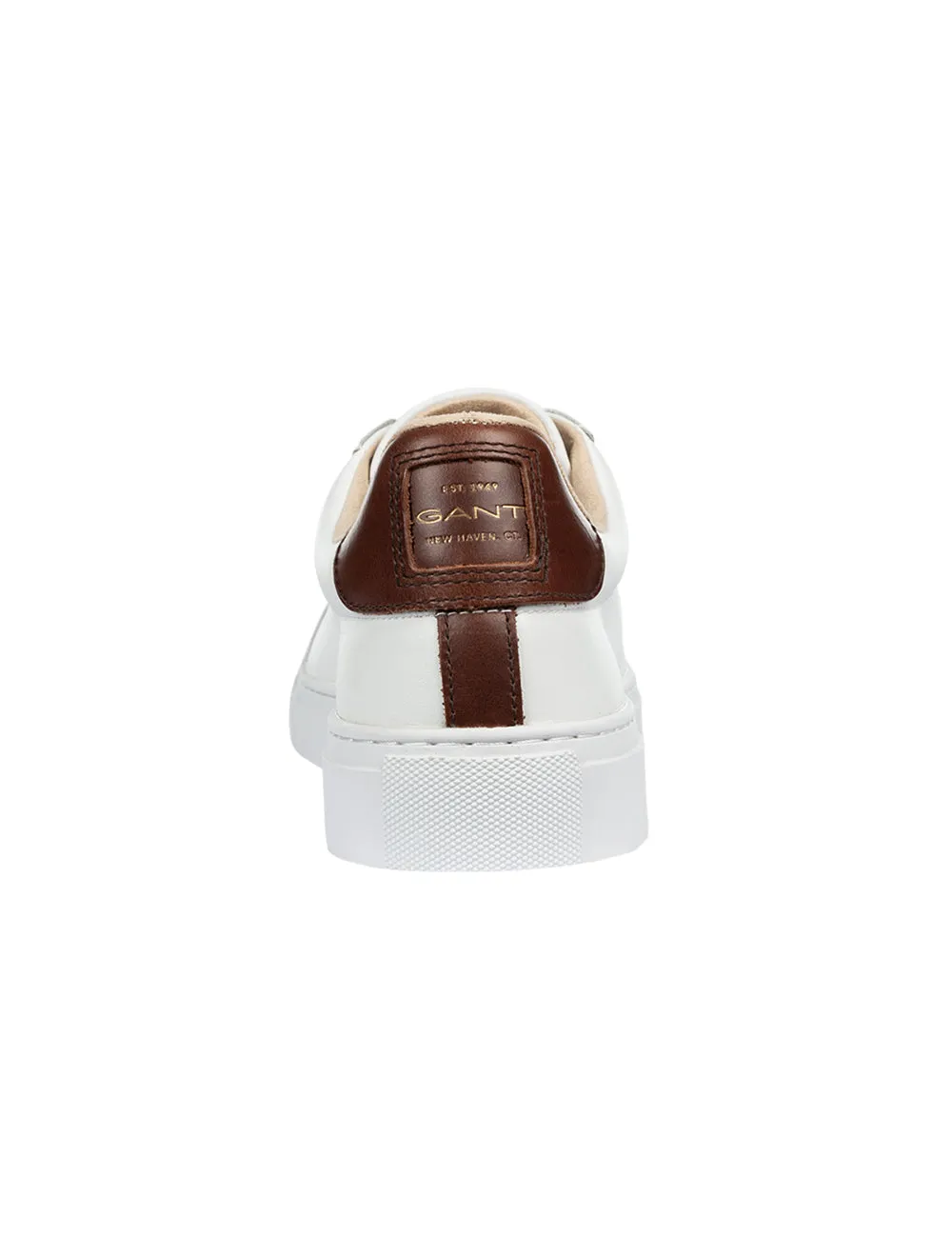 Mc Julien Leather Sneakers White Cognac