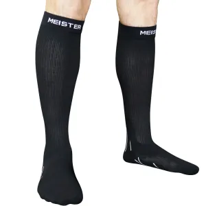 Meister Graduated 20-25mmHg Compression Socks (Pair) - Black