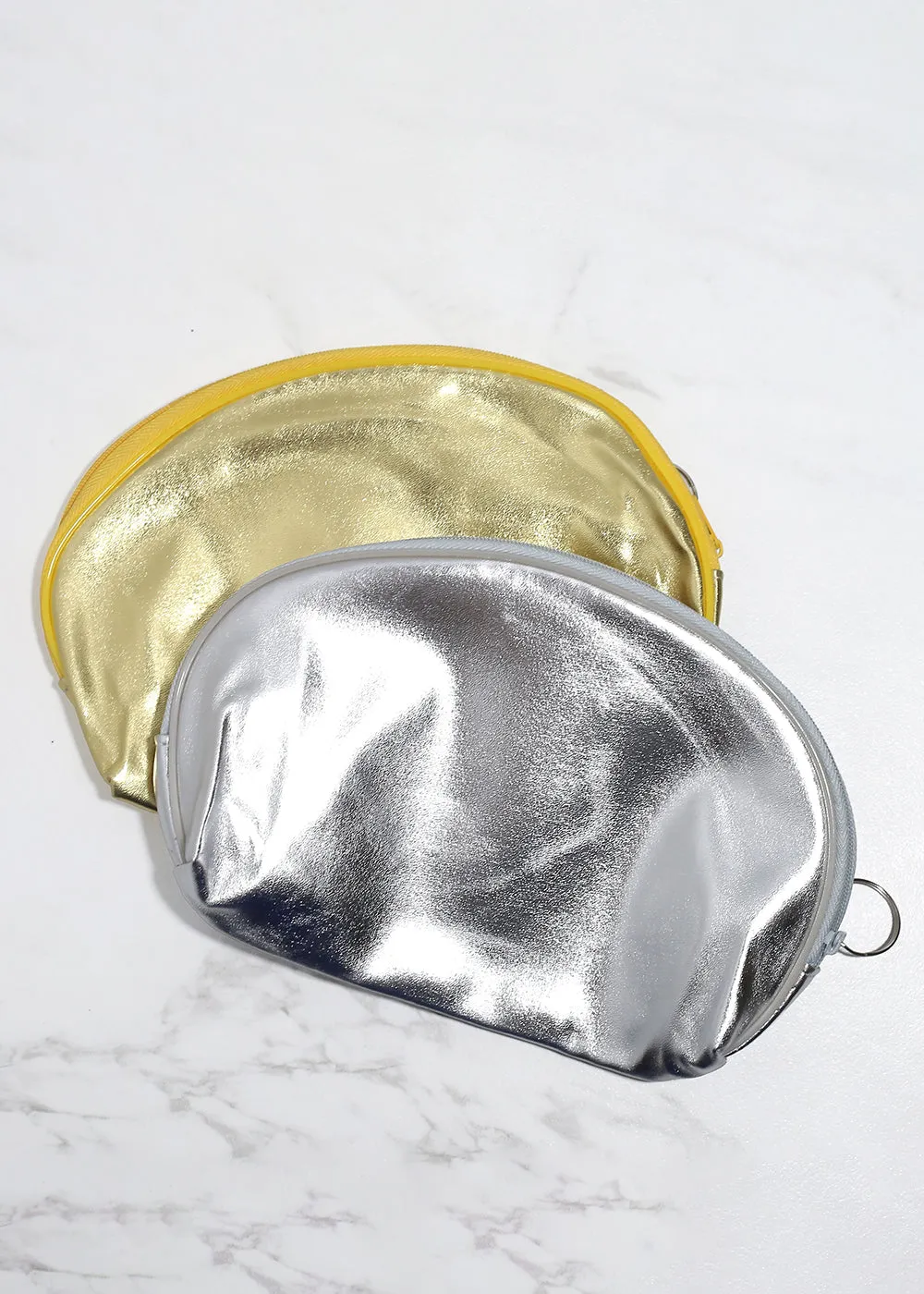 Metallic Cosmetics Bag