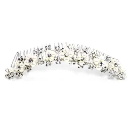 Miranda Pearl and Crystal Hair Comb