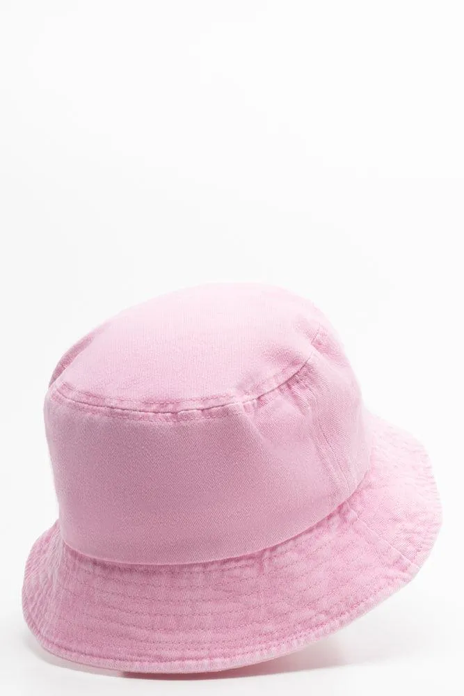 Og Bucket Hat Pink Butterfly