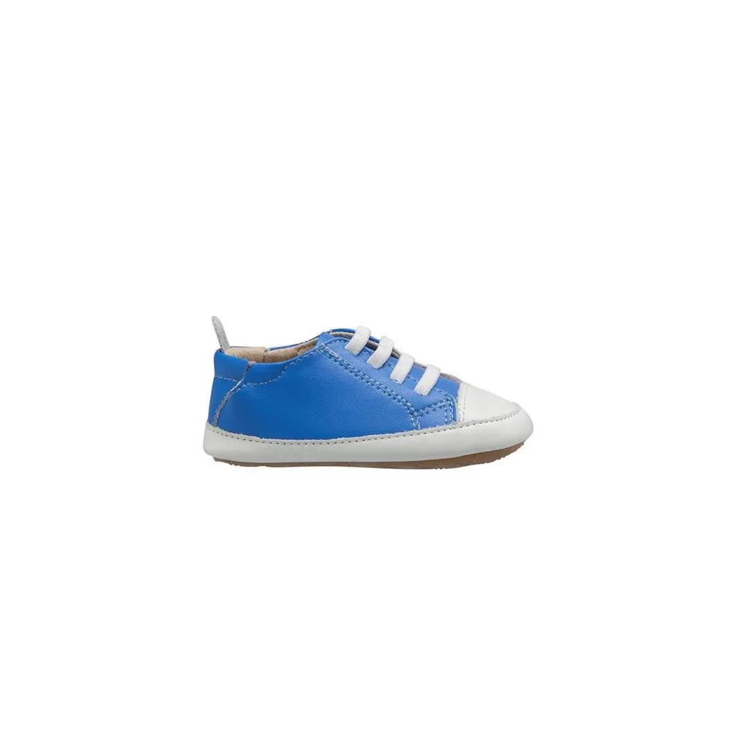 Old Soles Eazy Jogger Shoes - Neon Blue/Snow