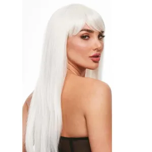 Pleasure Wigs Amber Wig White and Glow in the Dark Neon Yellow