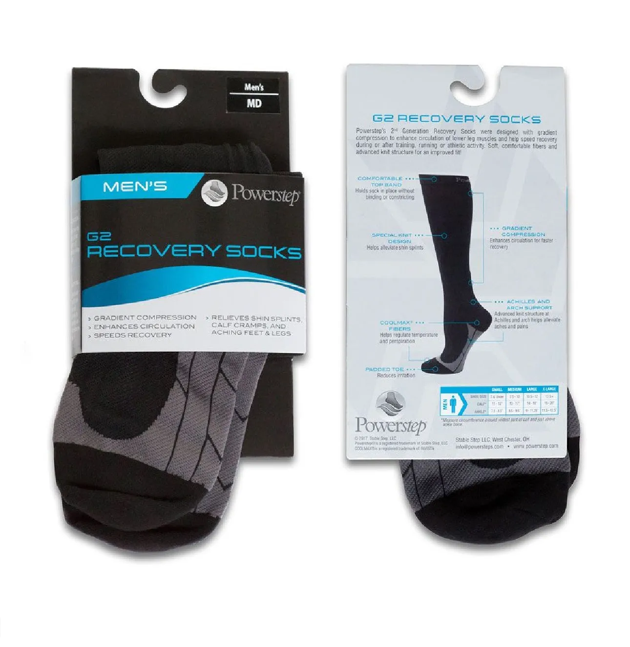 Powerstep (#PSRS) Recovery Socks Men´s