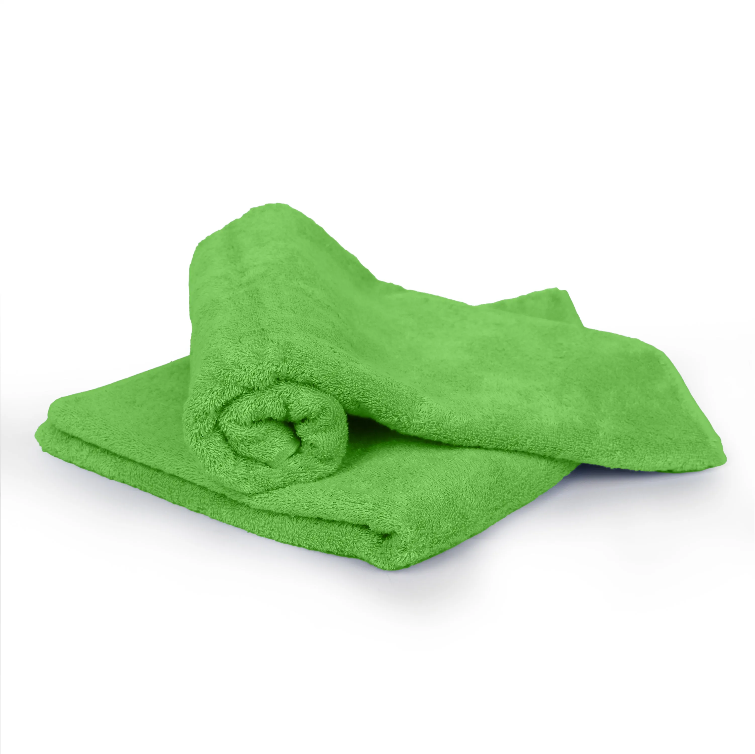 Premium Green Pack of 2  600gsm High Quality Cotton Bath Towel 70x140cm