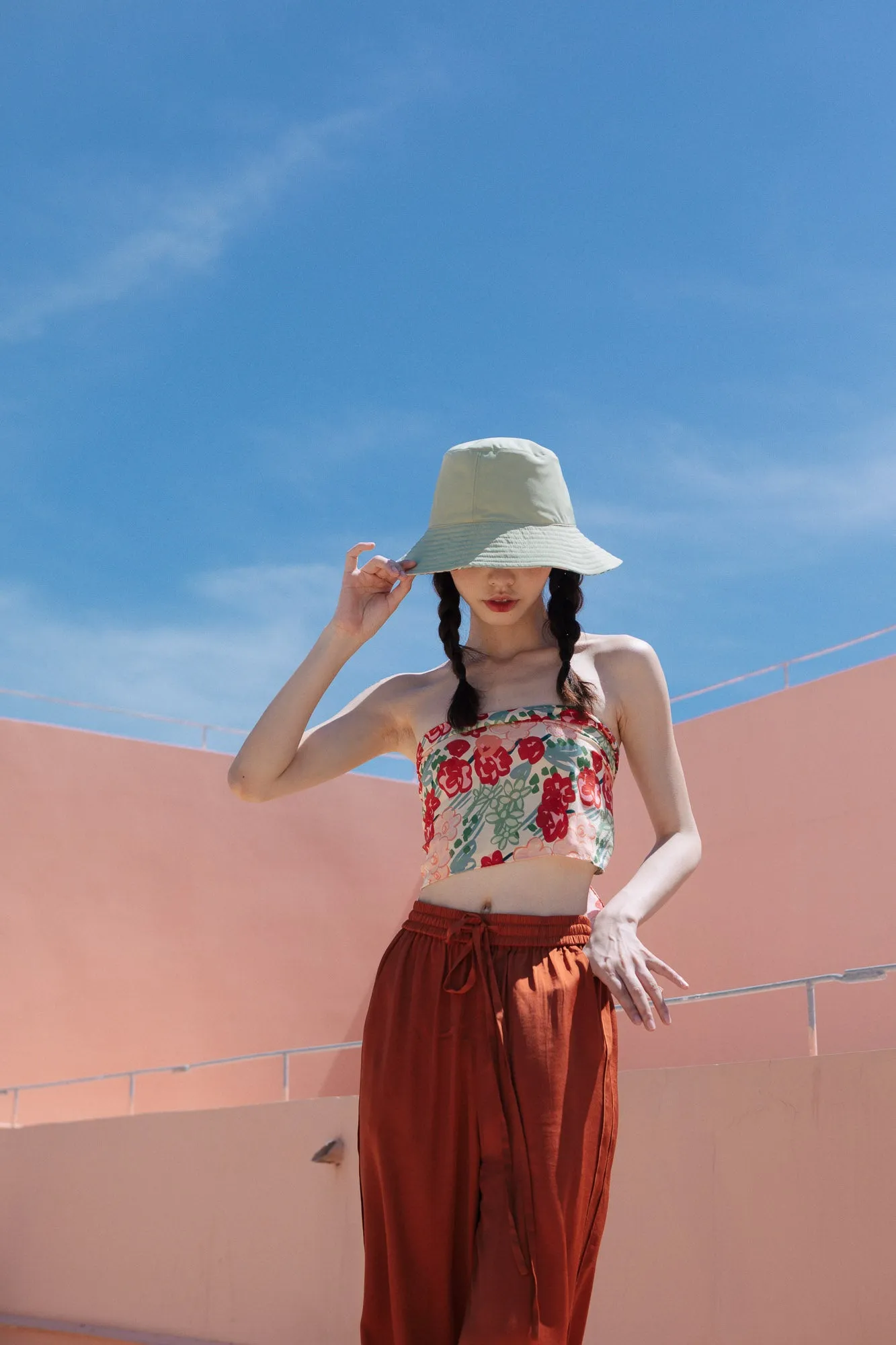 "Garden Chic" Reversible Floral Bucket Hat