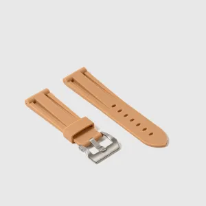 Rubber Strap for Panerai Luminor - Desert Sand