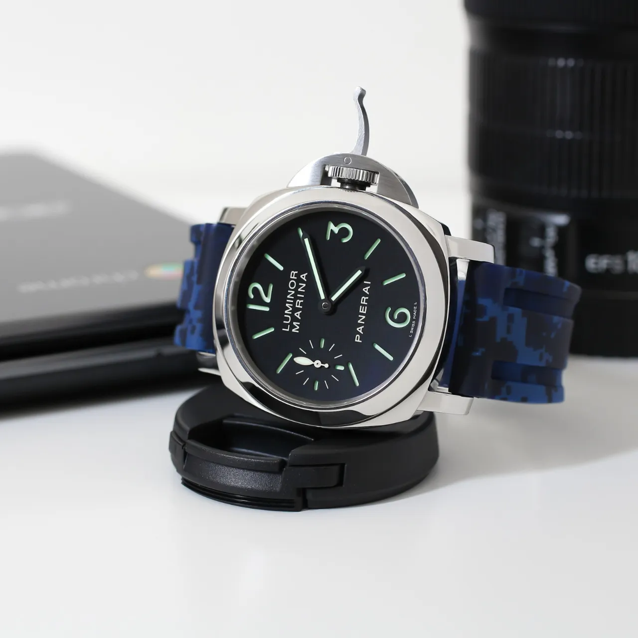 Rubber Strap for Panerai Luminor - Ocean Digi Camo