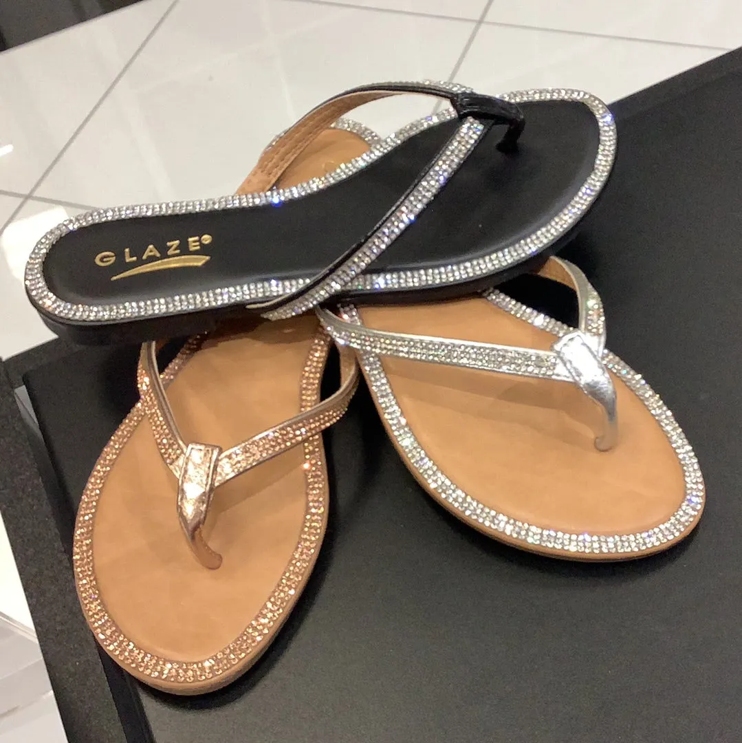 Sandals Honey 49  Flip Flop W/Rhinestone