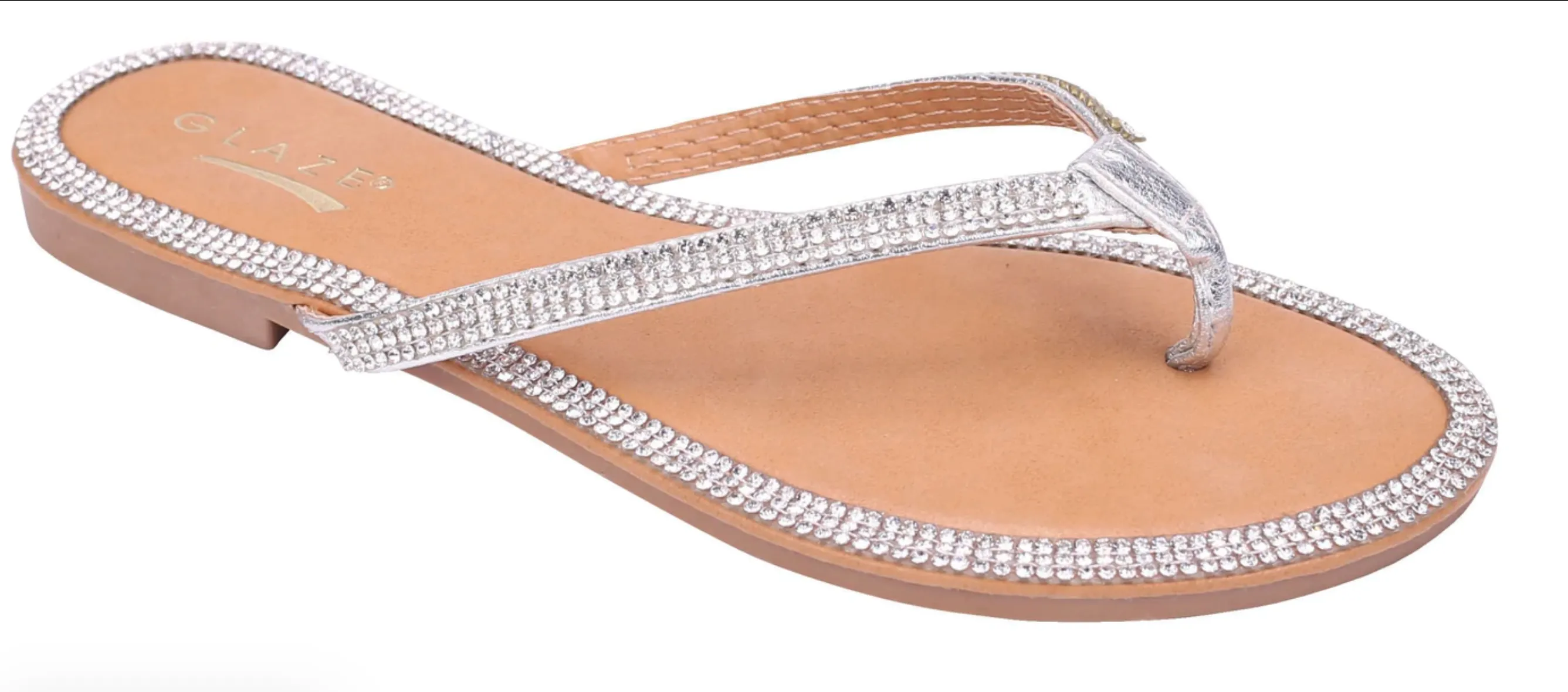 Sandals Honey 49  Flip Flop W/Rhinestone