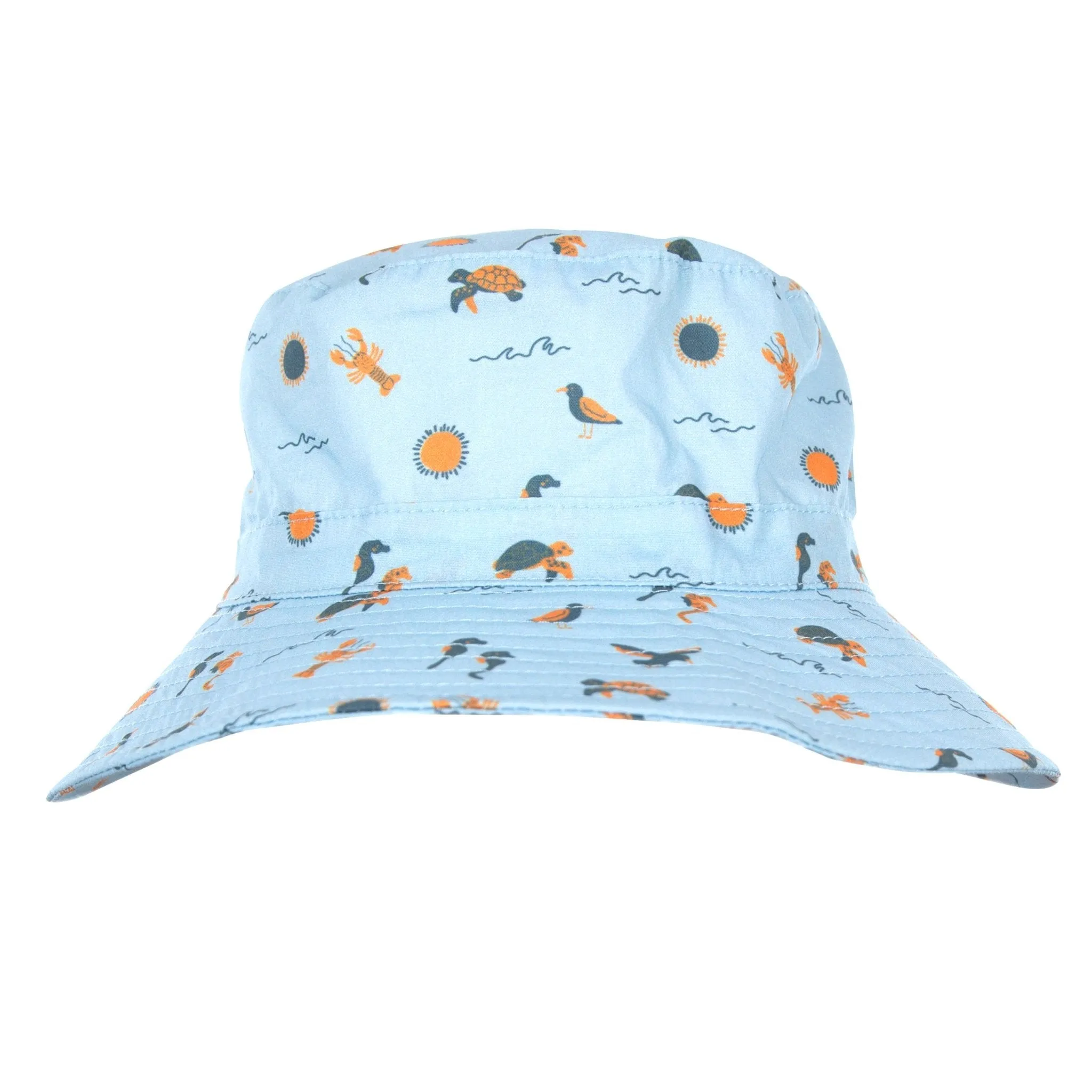 Sea Life Wide Brim Bucket Hat