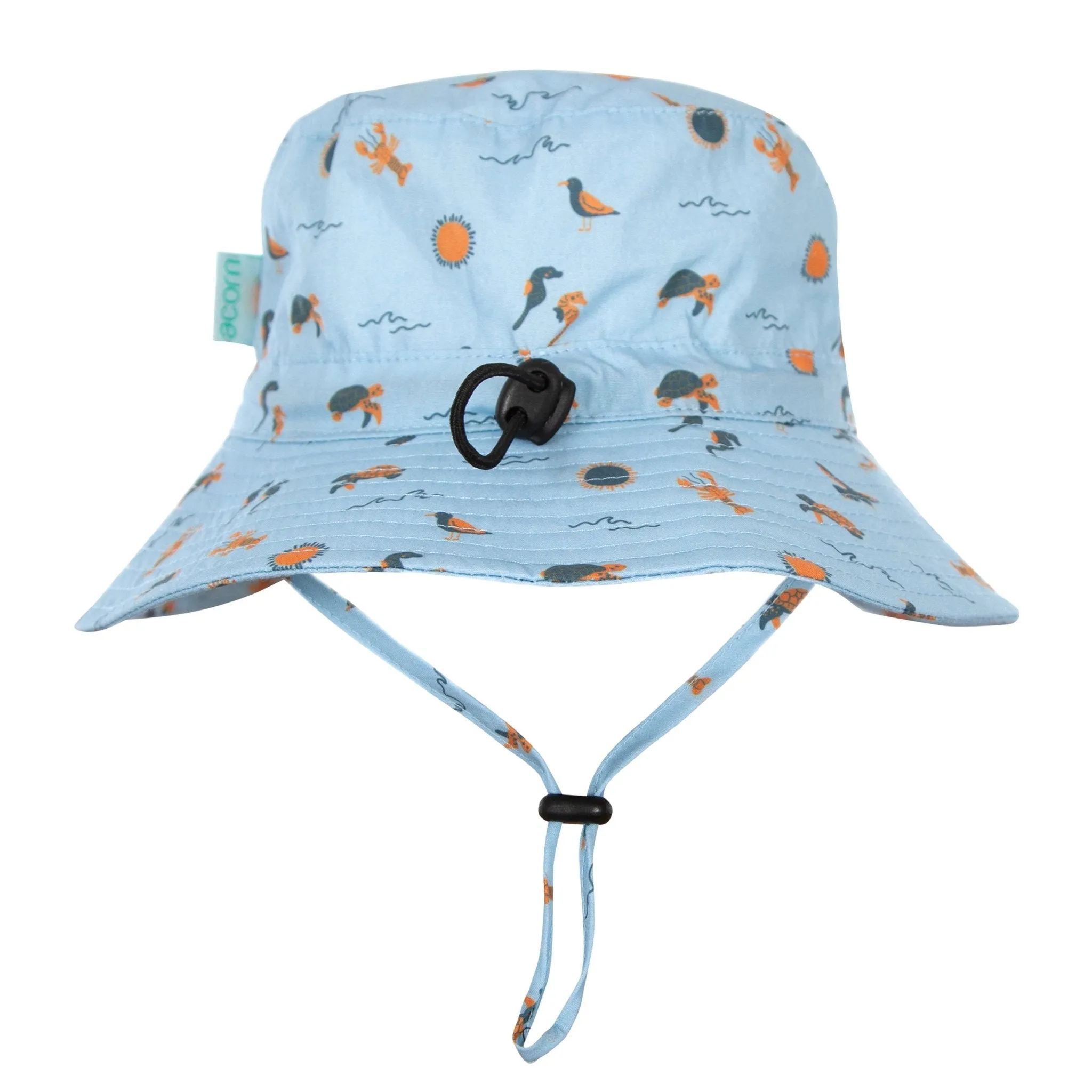 Sea Life Wide Brim Bucket Hat