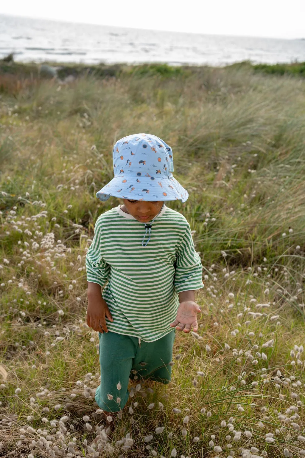 Sea Life Wide Brim Bucket Hat