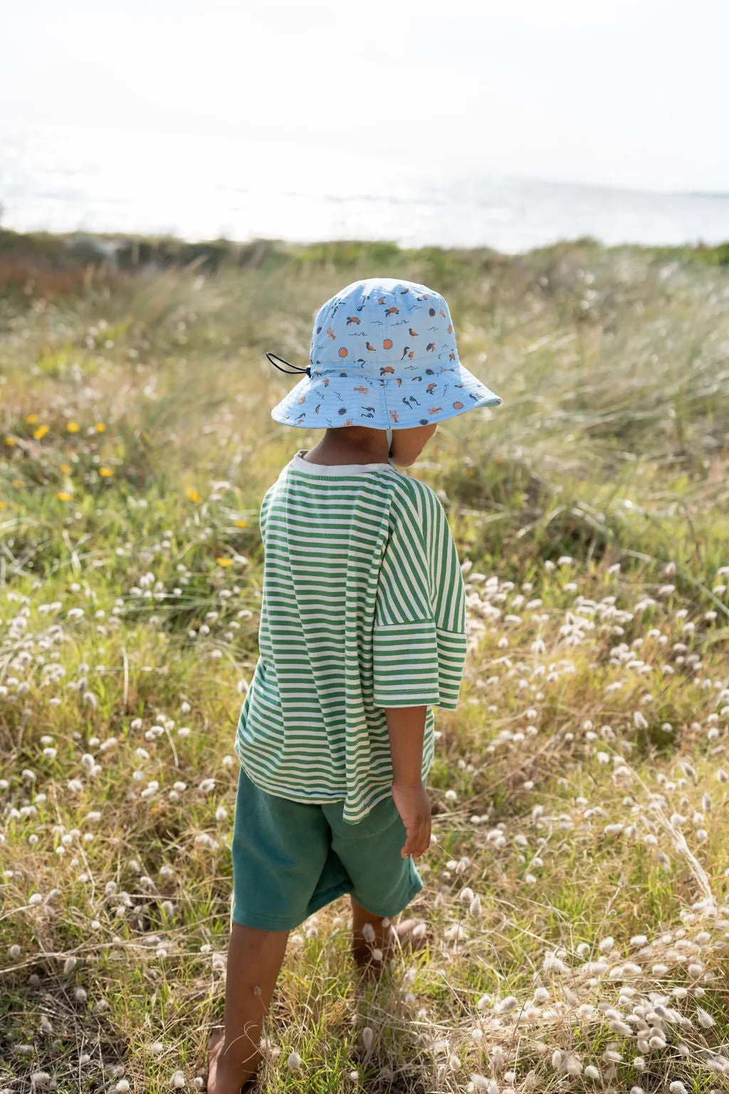 Sea Life Wide Brim Bucket Hat