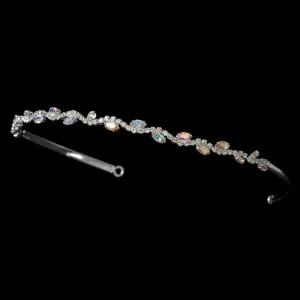 Silver and AB Bridal Cryatal Headband