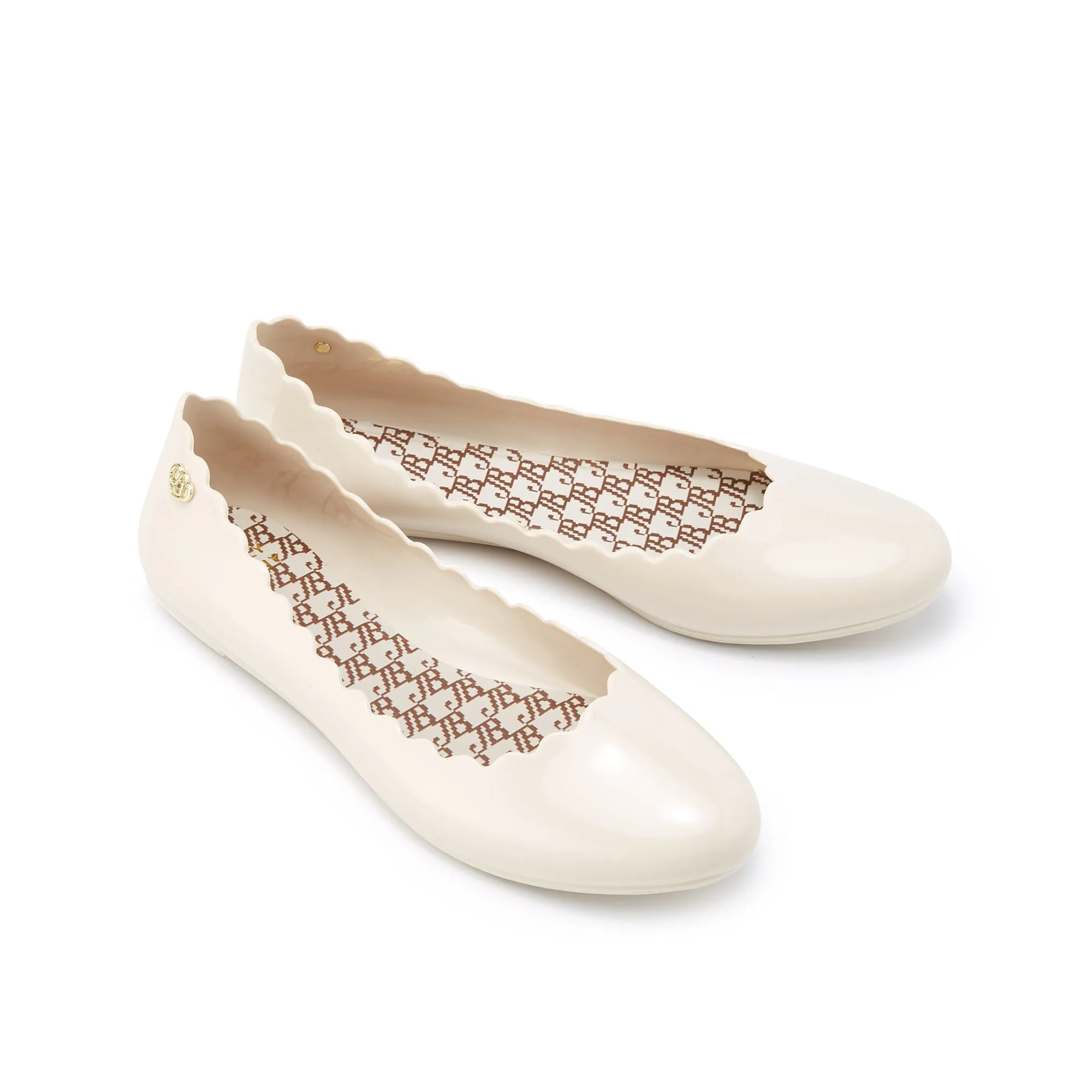 Sophie Ellis Flat Ballerinas Off-White