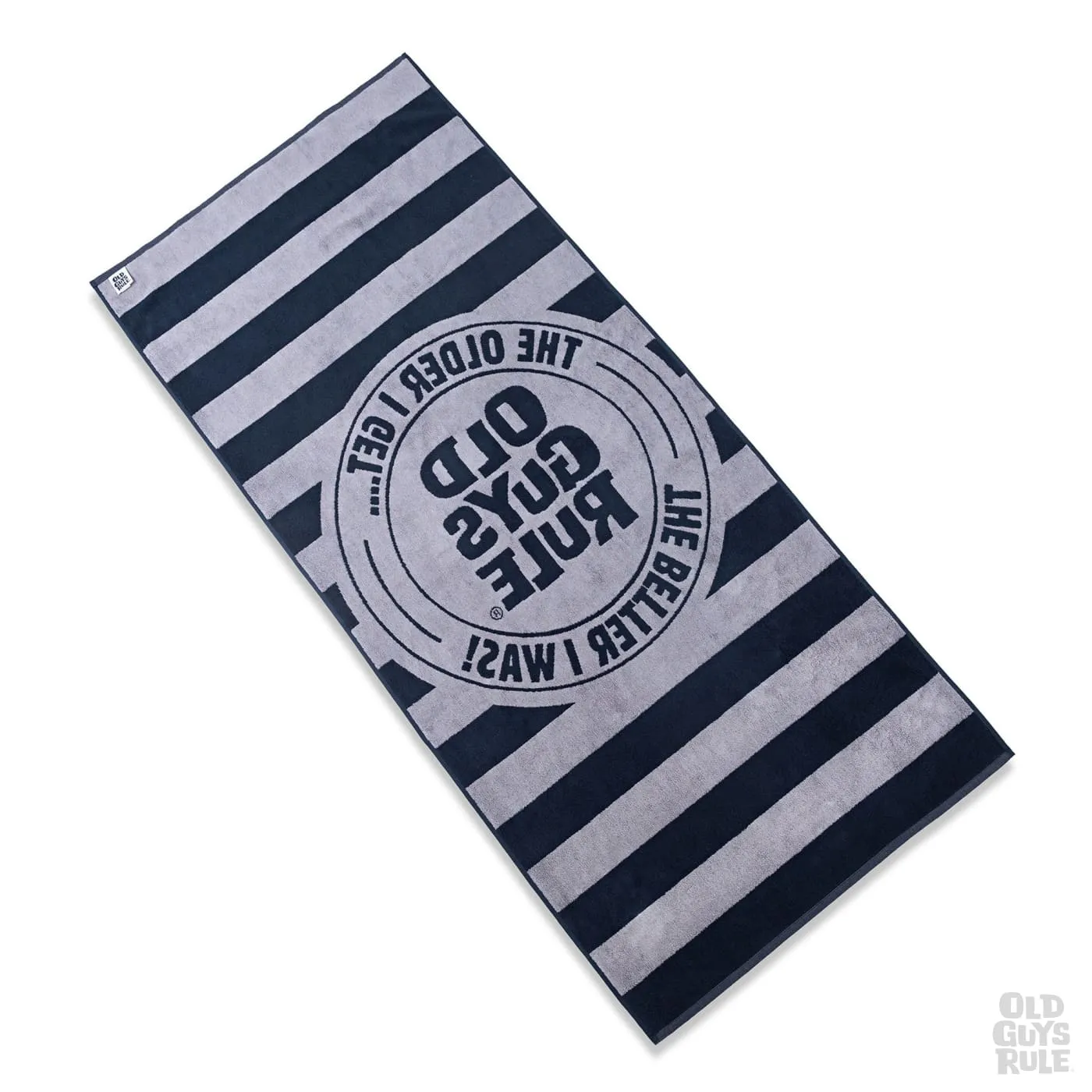 'Stacked Logo Stamp' Beach Towel